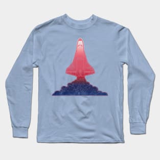 Retro 80s Space Shuttle Long Sleeve T-Shirt